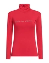 Giulia N Woman T-shirt Red Size M Viscose, Elastane In Red