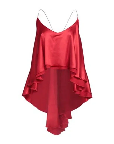 Giulia N Woman Top Red Size L Polyester