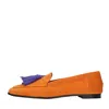 Giulia Neri Flat Shoes Orange In Arancio Vivaci