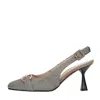 Giulia Neri With Heel Beige In Beige Chiari E Naturali