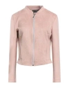 Giulia Valli Woman Jacket Pink Size 8 Polyester, Elastane In Pink