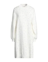 Giulia Valli Woman Mini Dress White Size Xxl Viscose, Polyester, Polyamide In White