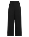 Giulia Valli Woman Pants Black Size 16 Polyester, Elastane In Black