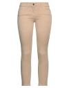 Giulia Valli Woman Pants Sand Size 8 Cotton, Tencel, Elastane In Beige