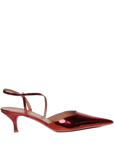 Giuliano Galiano 50mm Demi Pumps In Red
