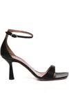 Giuliano Galiano 70mm Lina Sandals In Black