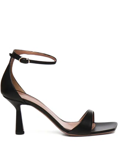 Giuliano Galiano 70mm Lina Sandals In Black