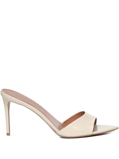 Giuliano Galiano 80mm Alixia Mules In Neutrals