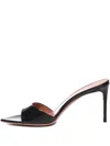 Giuliano Galiano 80mm Alixia Pointed-toe Patent Leather Mules
