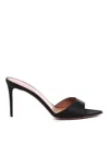 Giuliano Galiano 80mm Open Toe Heeled Sandals In Black