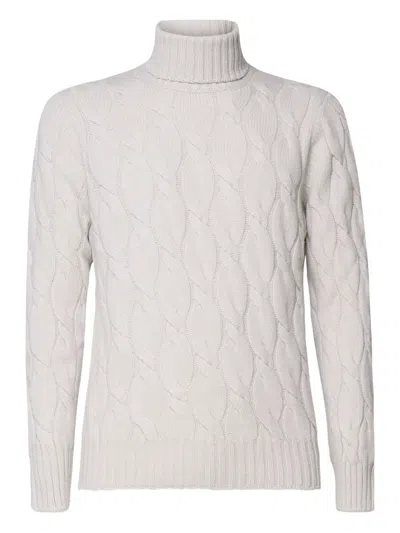 GIULIANO GALIANO CABLE-KNIT TURTLENECK SWEATER