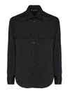Giuliano Galiano Buttoned Long-sleeve Shirt In Black