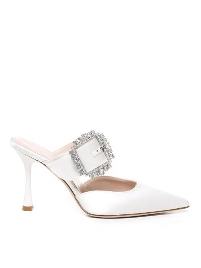 Giuliano Galiano Mules Alena In Satin
