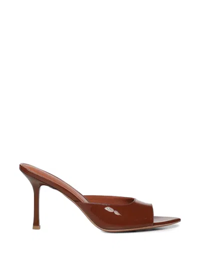 Giuliano Galiano Connie Peep-toe Sandals In Burgundy