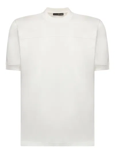Giuliano Galiano Bob T-shirt In Pure Cotton In White