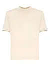 Giuliano Galiano Crew-neck Short-sleeve T-shirt In Neutral