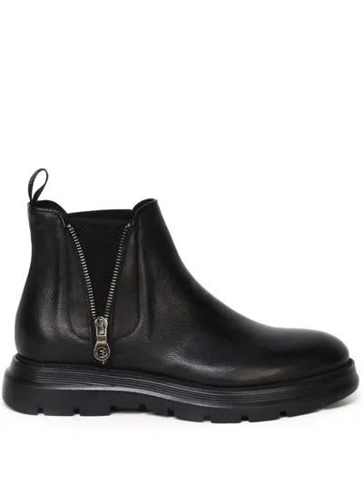 Giuliano Galiano Diamond Boots In Black