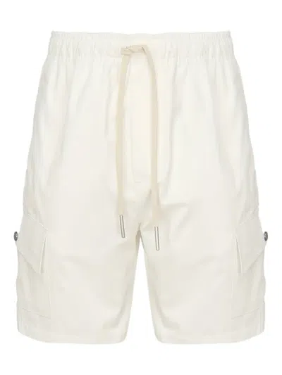 Giuliano Galiano Drawstring Cargo Shorts In White