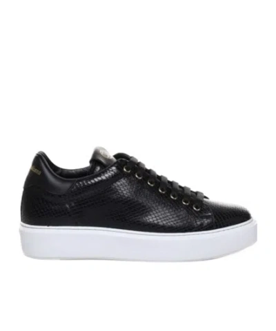 Giuliano Galiano Fire Lace-up Sneakers In Black