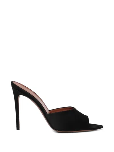 Giuliano Galiano Giorgia Peep-toe Sandals In Black