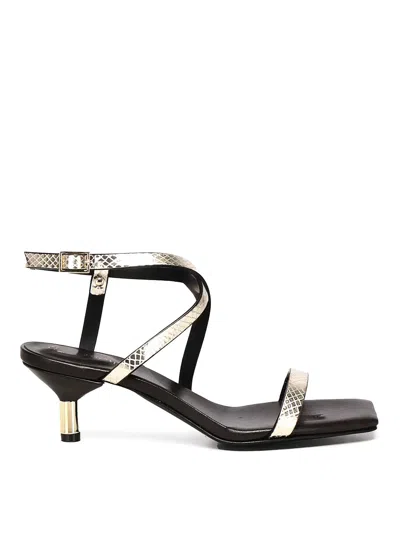 Giuliano Galiano Giovy Sandals In Gold
