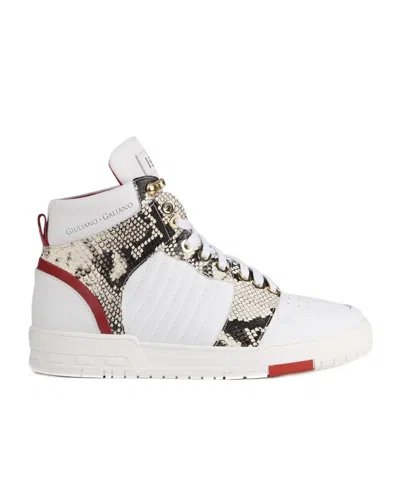 Giuliano Galiano High-top Sneakers In White