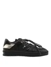 Giuliano Galiano Jeson Leather Low-top Sneakers In Negro