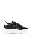 GIULIANO GALIANO LEATHER SNEAKERS