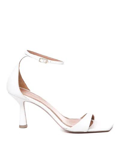 Giuliano Galiano Lina Leather Sandals In White