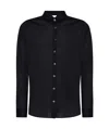 Giuliano Galiano Long-sleeved Knitted Cardigan In Black