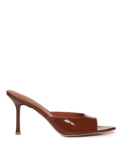 Giuliano Galiano Patent Connie Mule In Brown