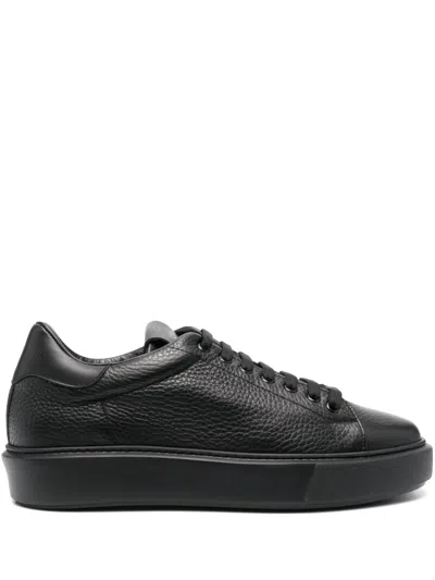 Giuliano Galiano Pebbled Leather Low-top Sneakers