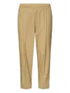 Giuliano Galiano Pleated-detail Elastic-waist Trousers In Neutral