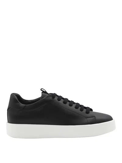 GIULIANO GALIANO ROAD SNEAKERS IN NAPPA LEATHER