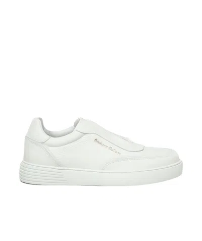 Giuliano Galiano Round Head Low-cut Sneakers In White