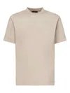 Giuliano Galiano Round-neck Short-sleeve T-shirt In Neutral