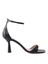 Giuliano Galiano Open-toed High-heeled Sandals In Black
