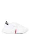 Giuliano Galiano Sneakers With Waxed Laces In White