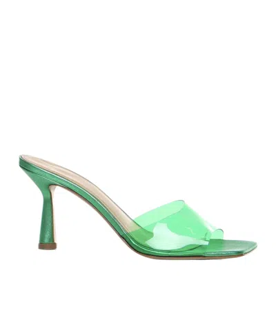 GIULIANO GALIANO SQUARE-HEADED HIGH-HEELED SANDALS