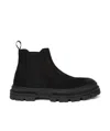 Giuliano Galiano Suede Boots In Black