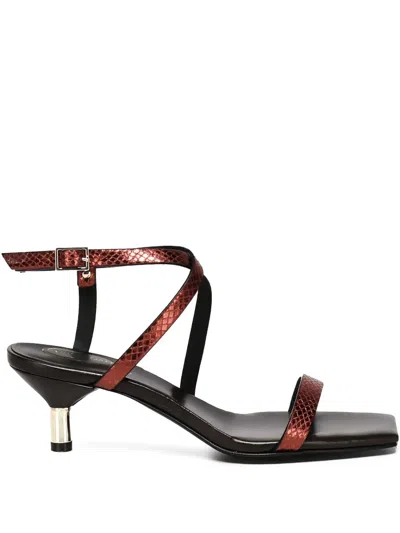 Giuliano Galiano Tequila Sandals In Red