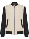 Giuliano Galiano Two-tone Bomber Jacket In Neutrals