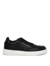 Giuliano Galiano Victory Sneakers In Nappa Leather In Black