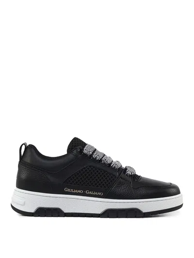 Giuliano Galiano Vyper Logo-print Leather Sneakers In Blanco