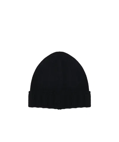 Giuliano Galiano Wool Beanie Hat In Black