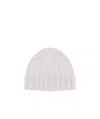 Giuliano Galiano Wool Beanie Hat In White