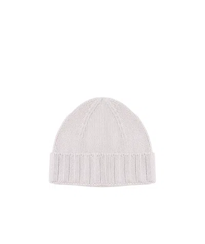 Giuliano Galiano Wool Beanie Hat In White