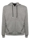 Giuliano Galiano Zip-up Hoodie In Gray