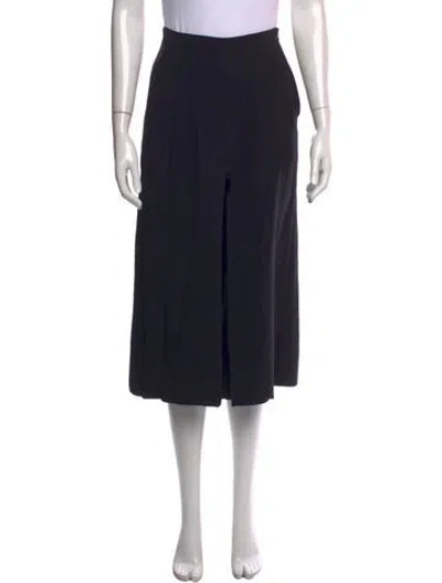 Pre-owned Giulietta Wide Leg Pants In Black