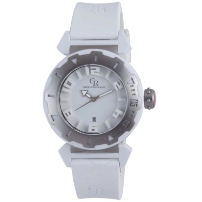Giulio Romano Ferrara Steel Bezel White Dial Men's Watch Gr-5000-24-001